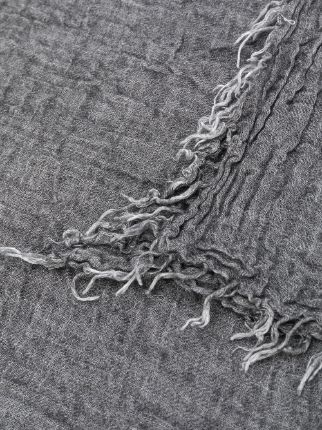 lightweight frayed-edge scarf展示图