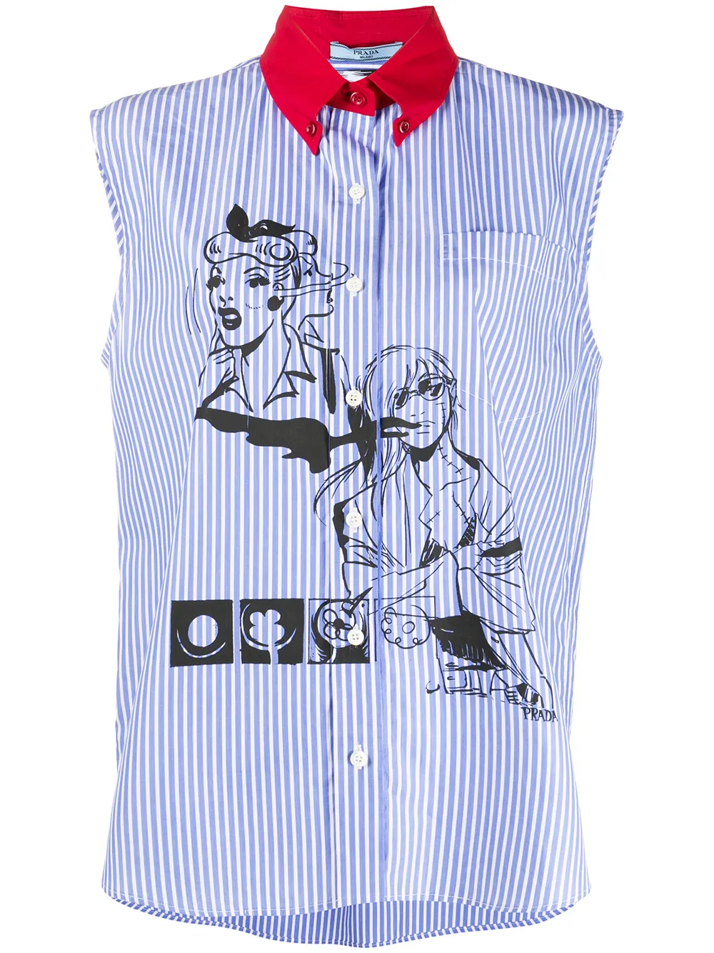 Prada comic store shirt