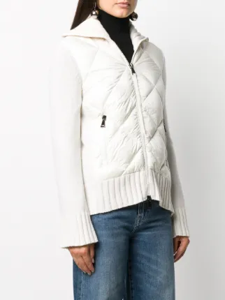 quilted zip-front jacket展示图