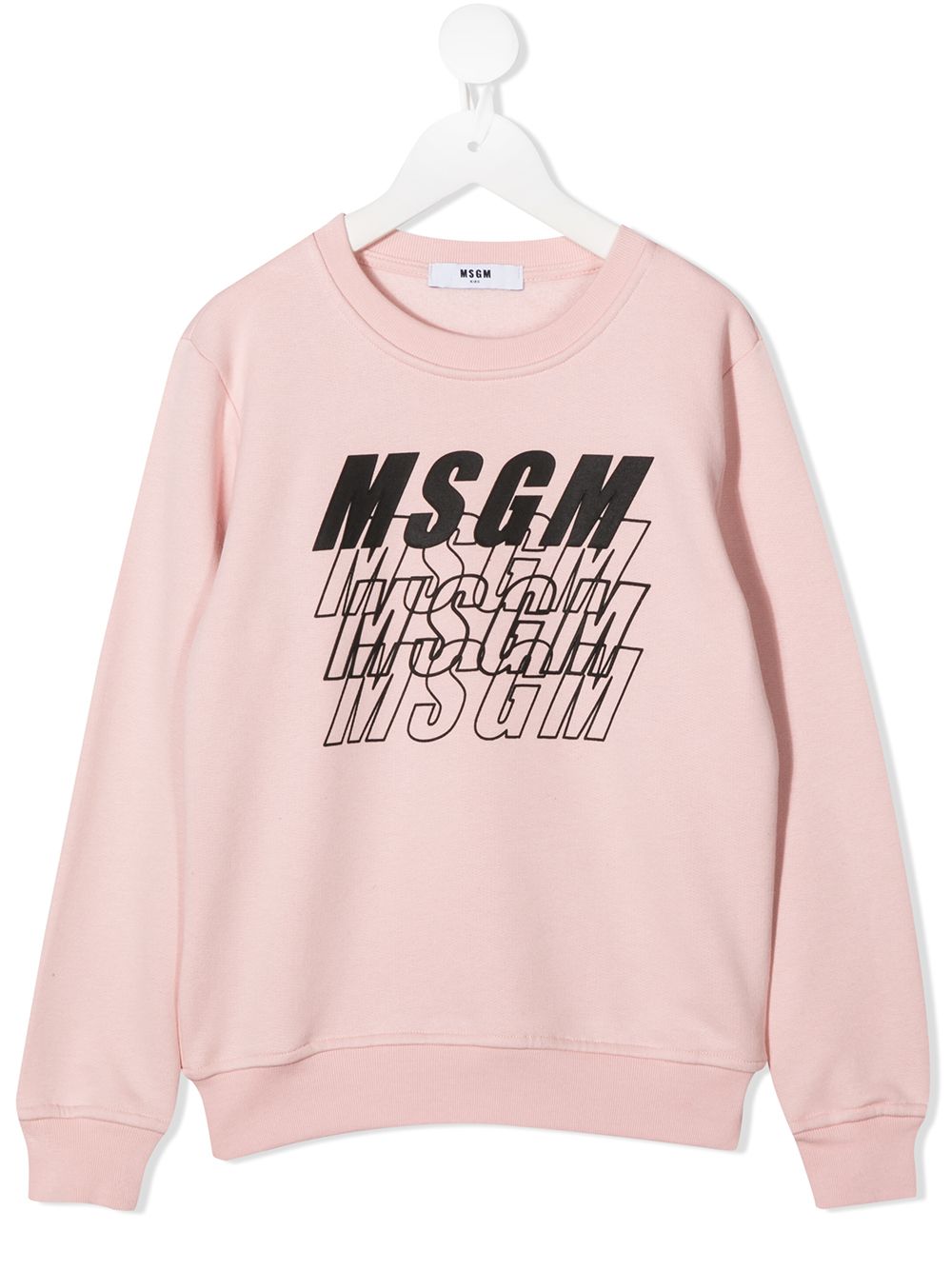 фото Msgm kids толстовка с логотипом