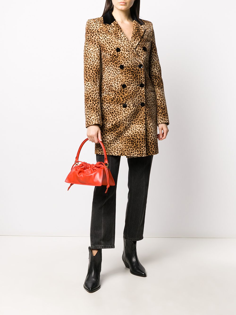 Redemption Double Breasted leopard-print Coat - Farfetch