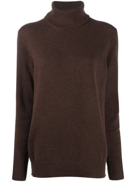 Dolce & Gabbana drop-shoulder roll-neck jumper