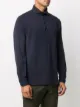 Fedeli long sleeved piqué polo shirt