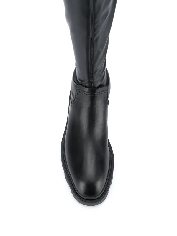 ash over the knee sneaker boots