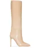 Image 1 of Paris Texas 105mm crocodile-effect knee-high boots