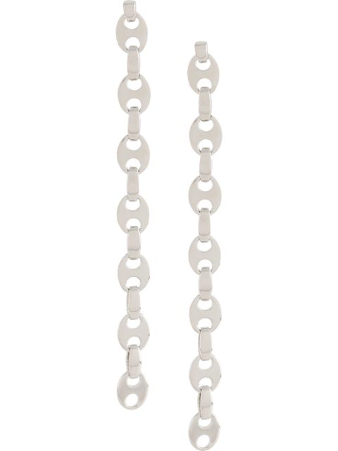 Rabanne chain link earrings Women