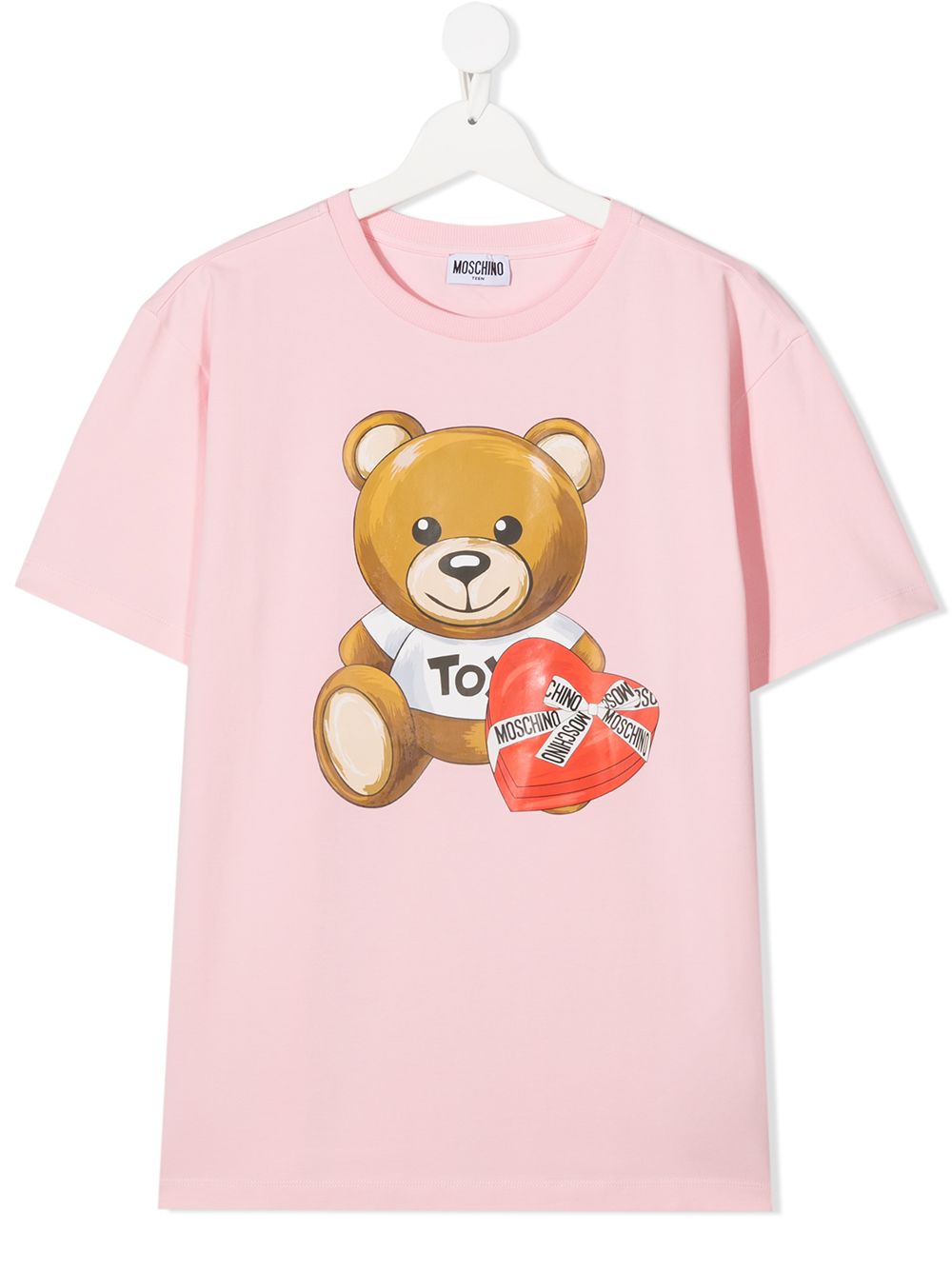 фото Moschino kids футболка toy bear