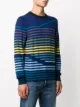 PS Paul Smith striped-pattern crew neck jumper