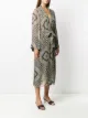 Michael Michael Kors paisley-print belted coat