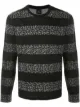 Image 1 of Kent & Curwen long sleeve block stripe T-shirt