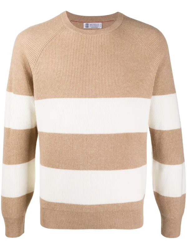 cashmere striped jumper