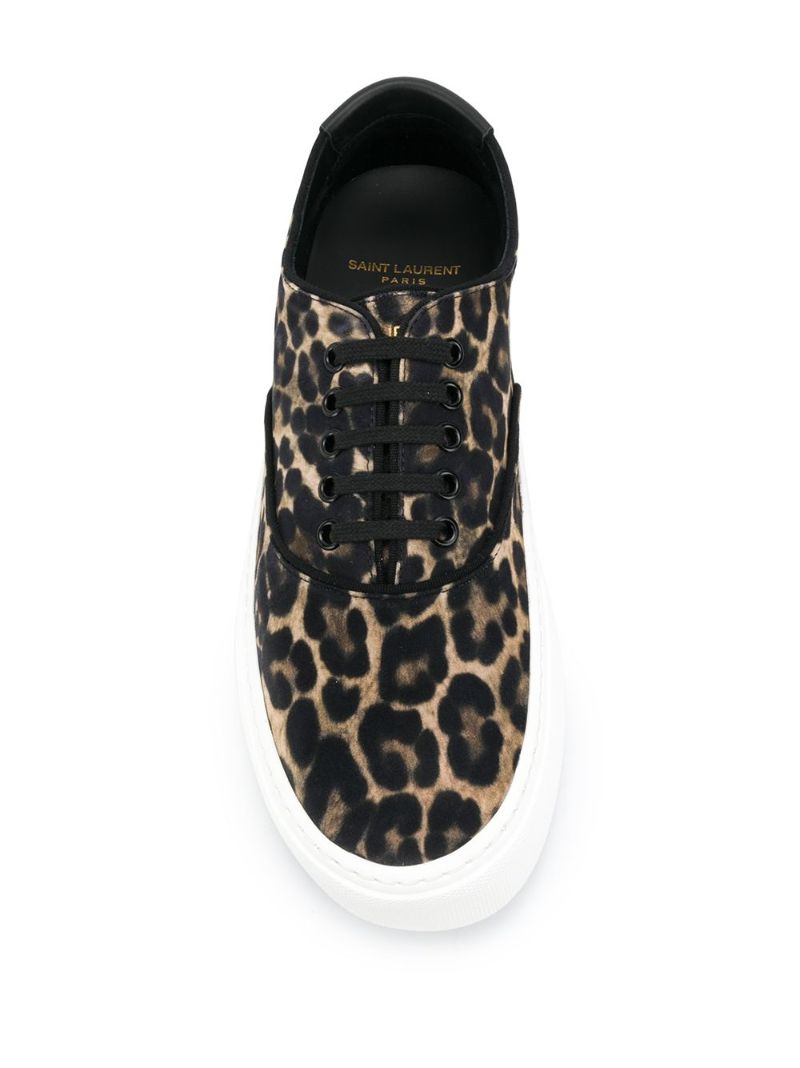 ysl leopard shoes