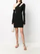 Image 2 of Nanushka asymmetrical fitted mini dress