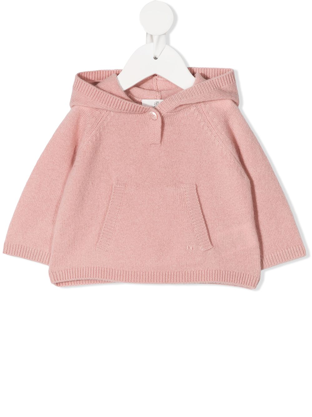 Bonpoint fitted cashmere hoodie - Pink