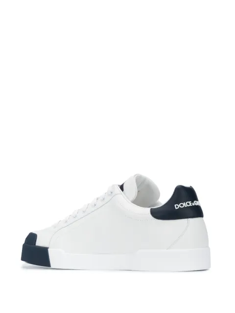 Sneakers for Men | Dolce\u0026Gabbana - Metallic calfskin nappa Portofino  sneakers