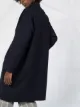 Stella McCartney concealed front fastening coat