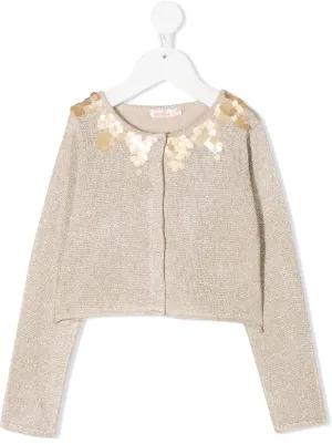 kids cropped cardigan