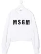 Image 1 of Msgm Kids sequinned-logo sweatshirt