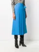 Valentino bow-embellished pleated midi skirt