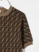 Fendi Kids FF logo romper