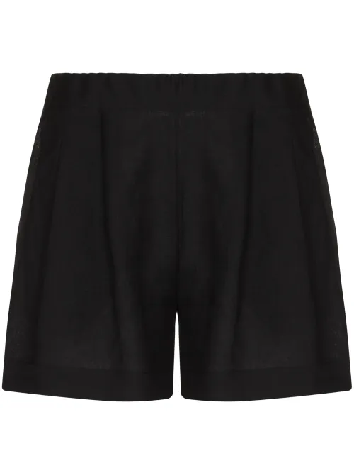 Short en lin biologique à taille élastiquée - Asceno - Modalova