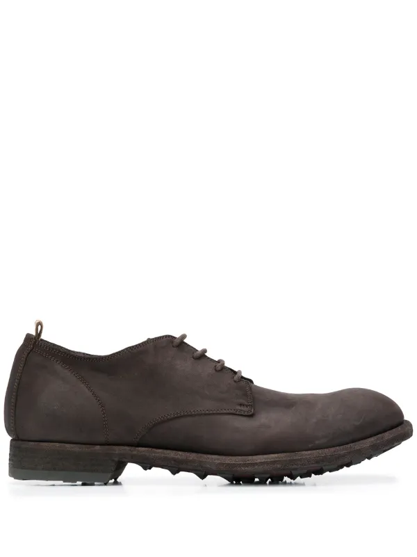 sapato derby camurça