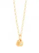 Alighieri 9kt yellow gold A Flash of Lightning diamond necklace
