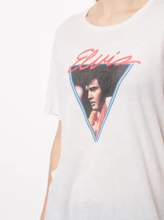 Vegas Elvis Boy printed cotton and cashmere T-shirt展示图