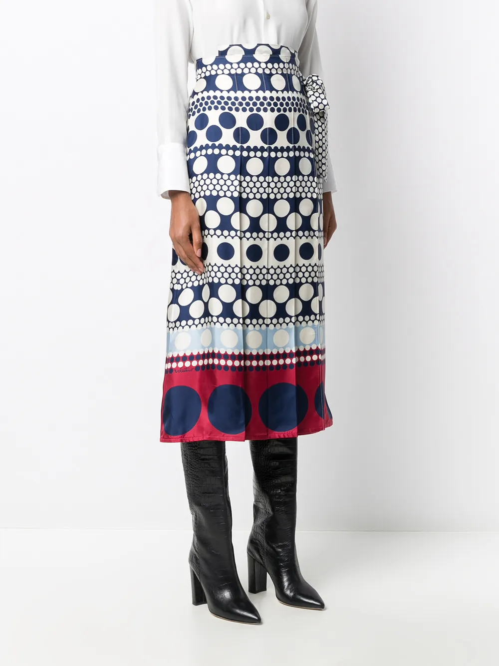  Valentino Garavani Rock Mit Punkt Muster   Blau 