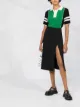 Image 2 of RED Valentino side slit midi skirt