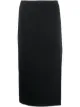 Image 1 of RED Valentino side slit midi skirt