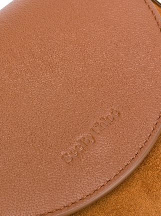 suede-panel cross-body bag展示图