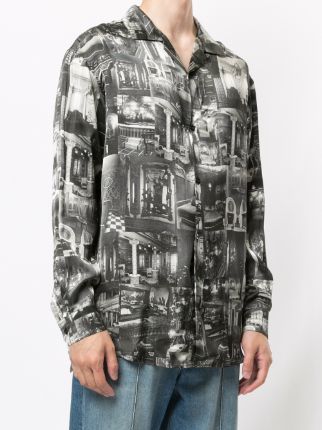 photograph-print long-sleeve shirt展示图