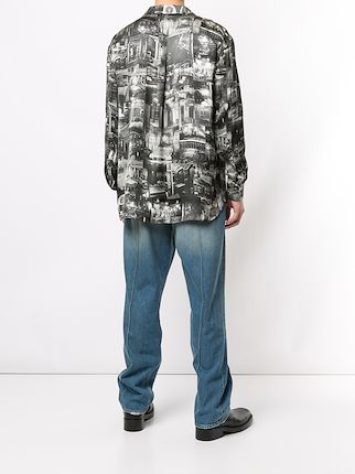 photograph-print long-sleeve shirt展示图