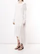Shanshan Ruan cowl-neck ribbed dress