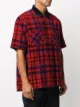 Sacai checked short-sleeved shirt
