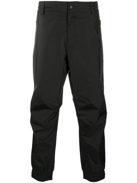 Moncler technical fabric straight leg trousers