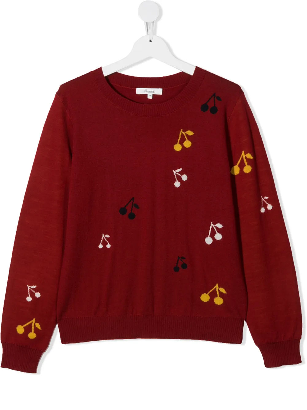 red long sleeve jumper