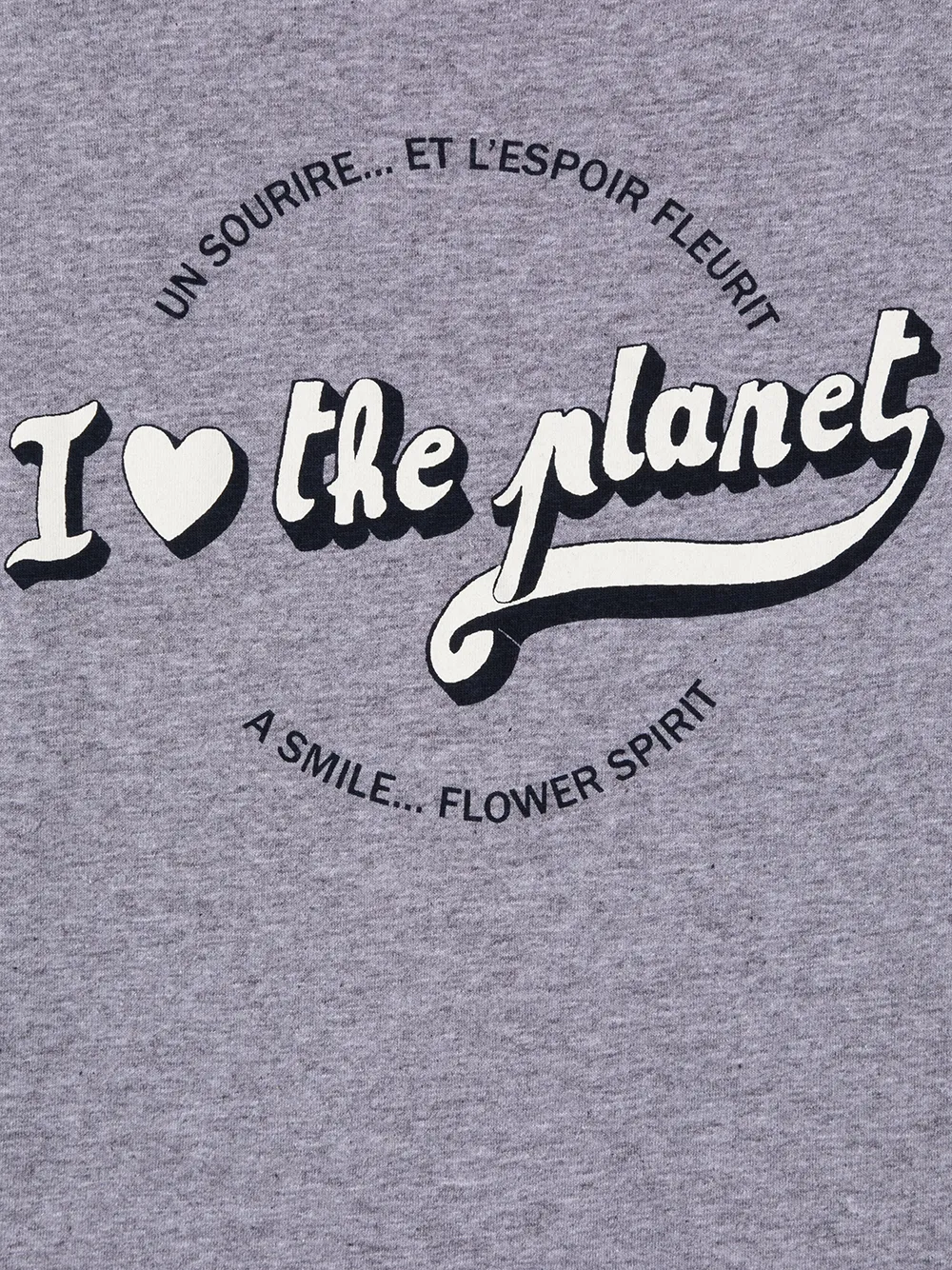 Slogan Print Long-Sleeve Top