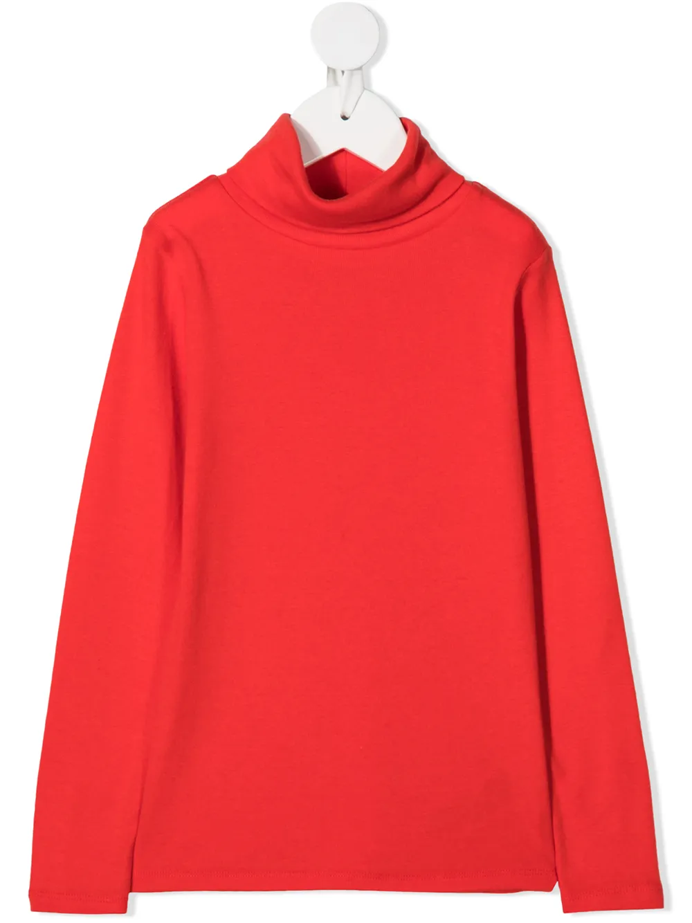 

Bonpoint playera con cuello vuelto - Rojo