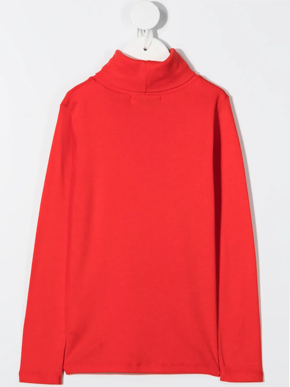 Bonpoint Cotton Turtleneck Top In Red
