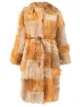 Imagem 1 de Stella McCartney Casaco Adrienne com pelos e patchwork