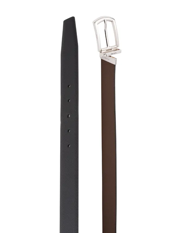 ベルト PRADA Saffiano Leather Reversible Belt Prada REVERSIBLE SAFFIANO LEATHER BELT - Belts - Compare