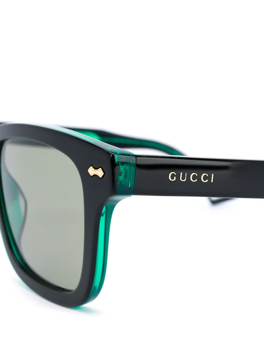 фото Gucci eyewear солнцезащитные очки в квадратной оправе