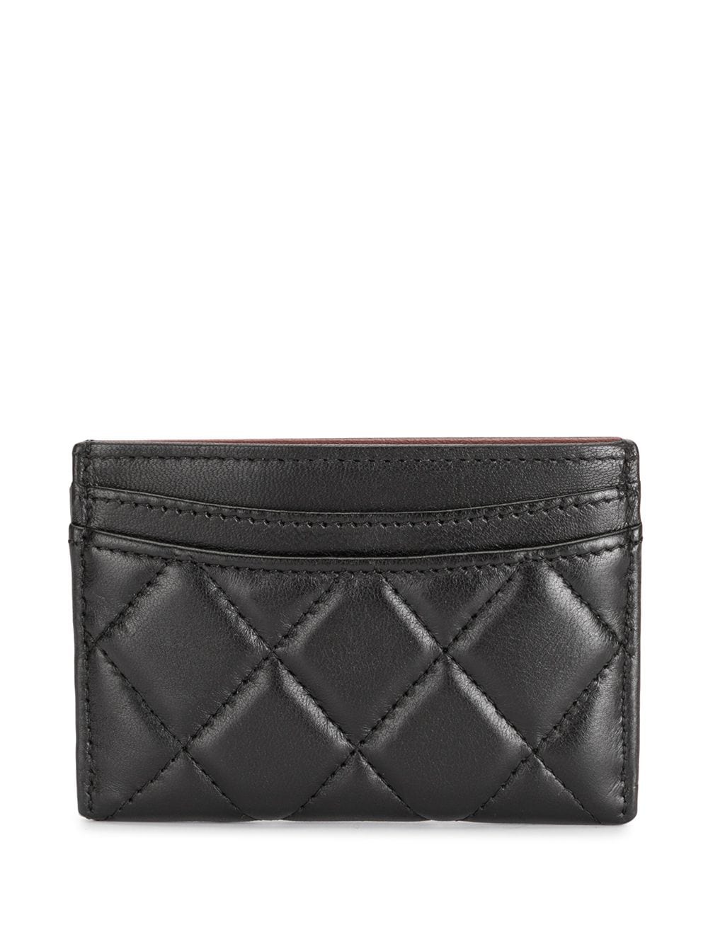 CHANEL Pre-Owned 2010–2011 diamond-quilted CC zip-around Wallet - Farfetch