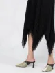 LOEWE pleated asymmetric skirt