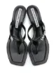 Alexander Wang Ivy logo thong sandals