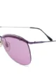 Versace Pre-Owned 2000s rimless oval-frame sunglasses