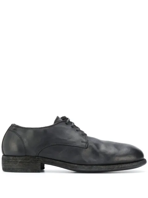 Guidi Derby-Schuhe mit runder Kappe