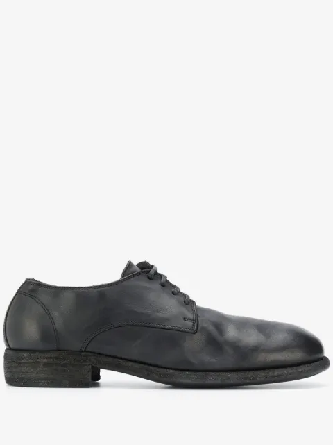 Guidi round toe derby shoes